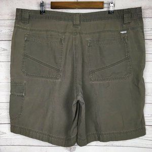 Columbia Mens 42 9L Shorts Gray Granite Cotton‎ Summer Casual Travel Adventure